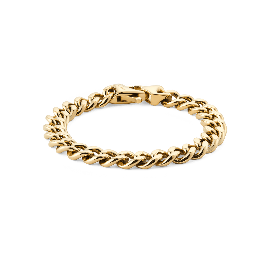 Daniel Wellington Ellipse Cuban Chain Bracelet Gold