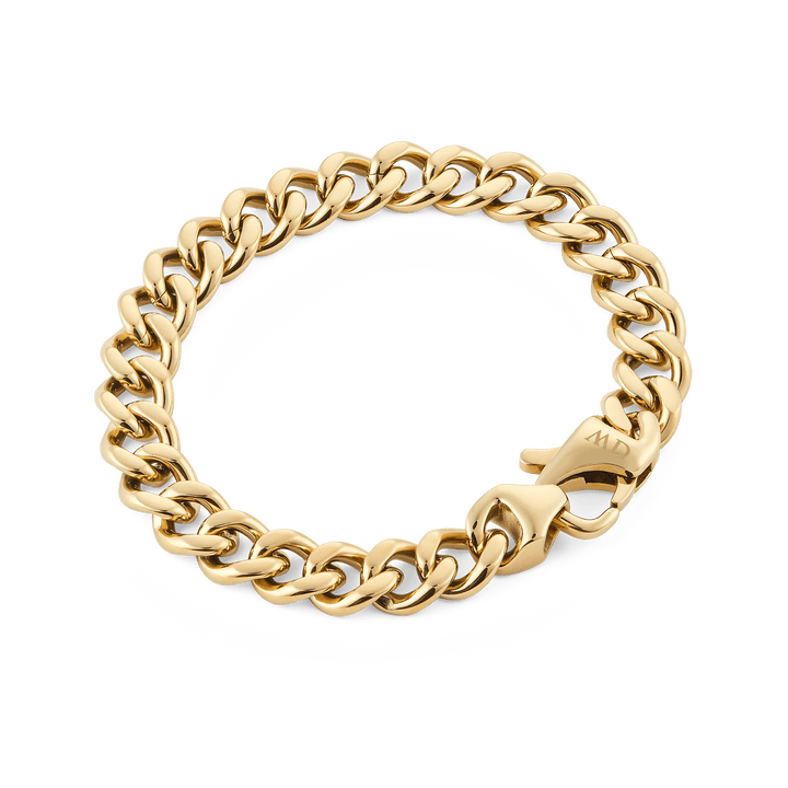Daniel Wellington Ellipse Cuban Chain Bracelet Gold