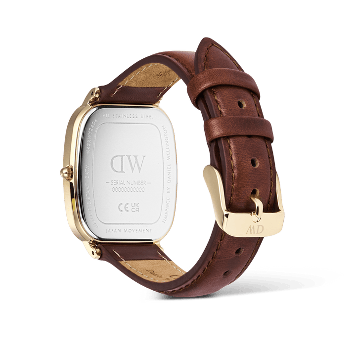 Daniel Wellington Marlon St Mawes Gold Linen Watch
