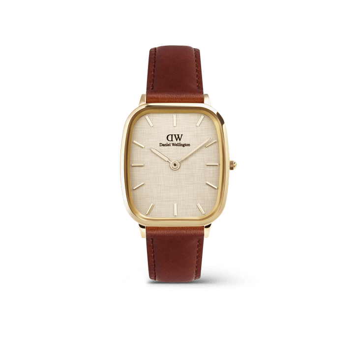 Daniel Wellington Marlon St Mawes Gold Linen Watch