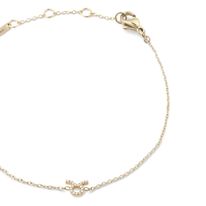 Daniel Wellington Crystal Zodiac Chain Bracelet Gold