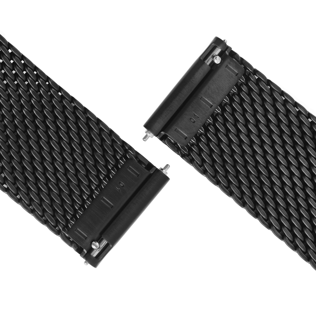 Daniel Wellington Onyx Mesh Strap