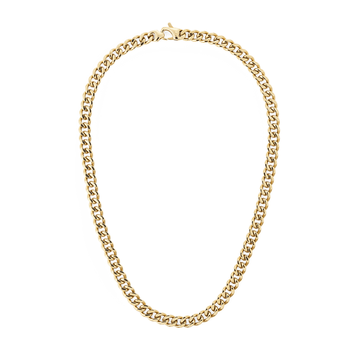 Daniel Wellington Ellipse Cuban Chain Necklace Gold