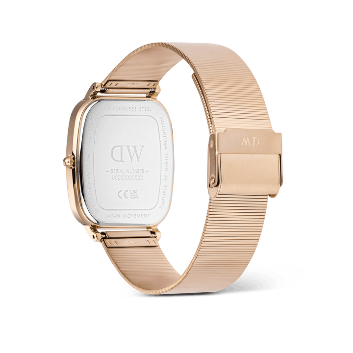 Daniel Wellington Marlon Wire Linen Rose Gold Watch