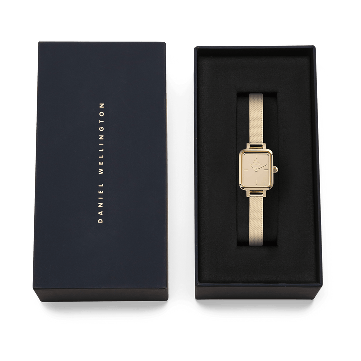 Daniel Wellington Quadro Mini Reflection Gold Watch