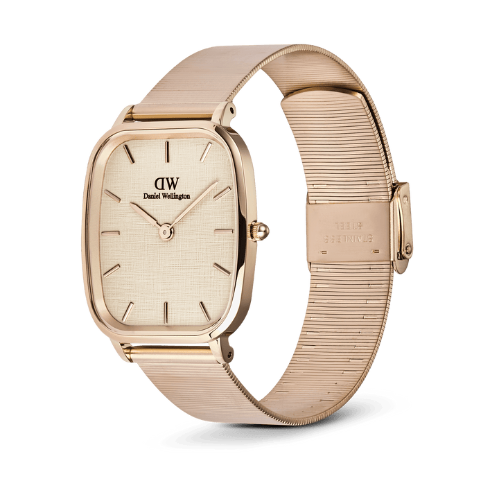 Daniel Wellington Marlon Wire Linen Rose Gold Watch