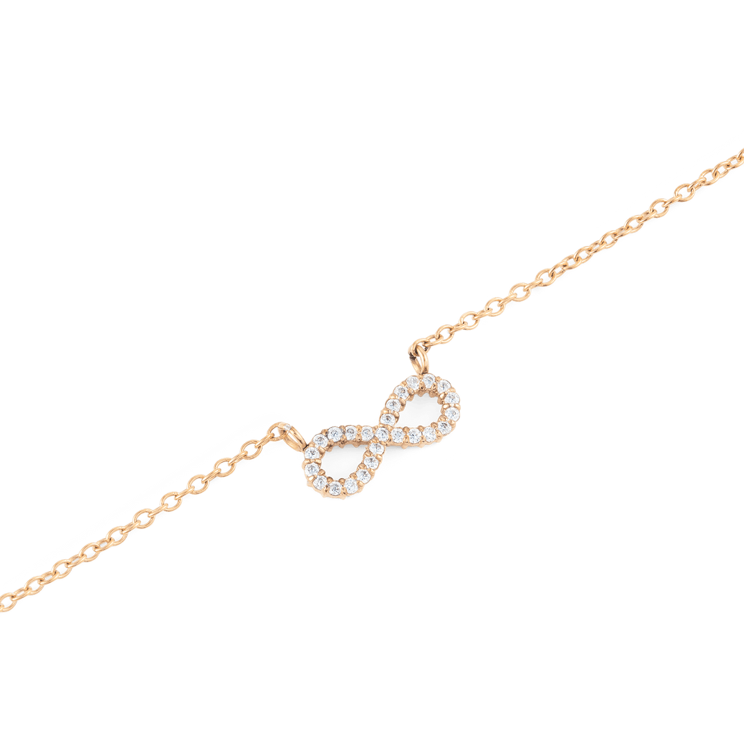 Daniel Wellington Mirelle Infinity Necklace Rose Gold