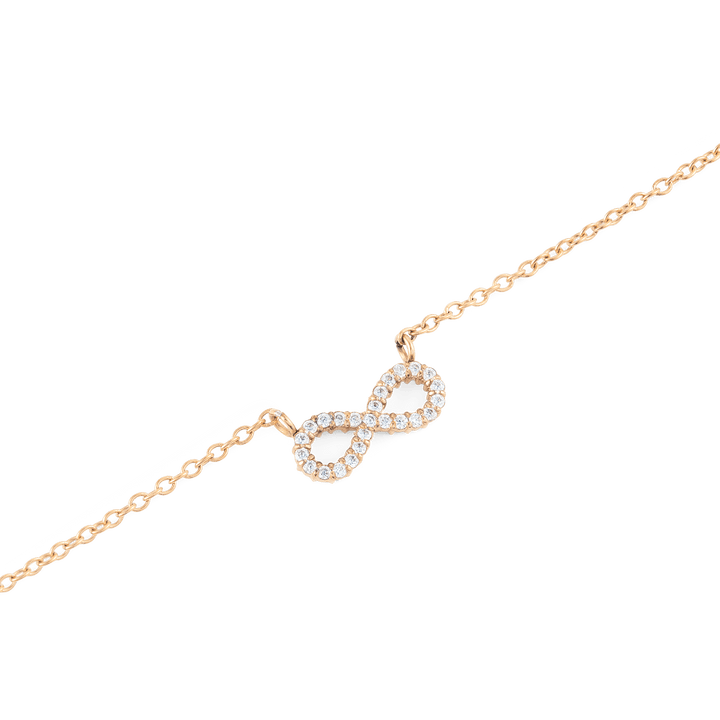Daniel Wellington Mirelle Infinity Necklace Rose Gold