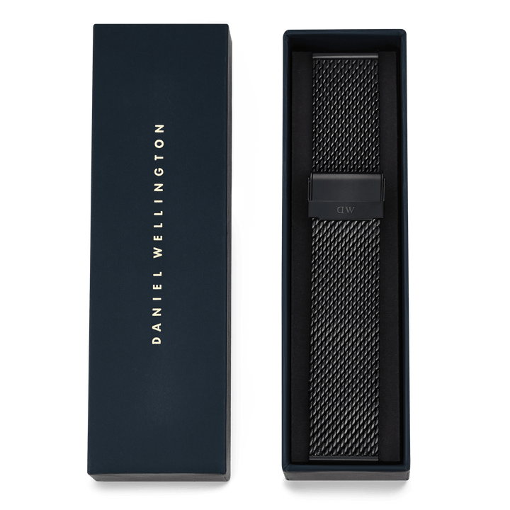 Daniel Wellington Onyx Mesh Strap