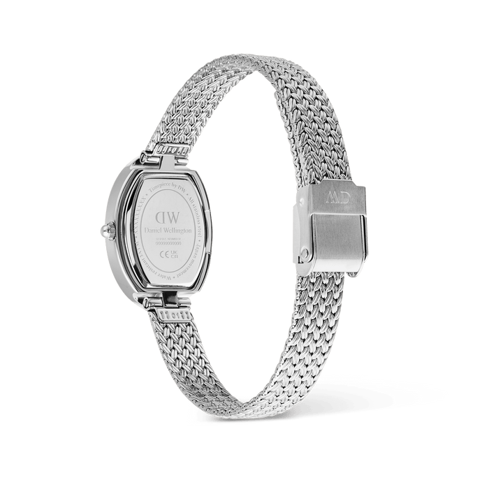 Daniel Wellington Juliette Braided Mesh White Sunray Silver