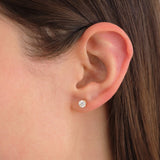 Diamond Stud Earrings with 0.90ct Diamonds in 18K Yellow Gold - 18Y6CE90