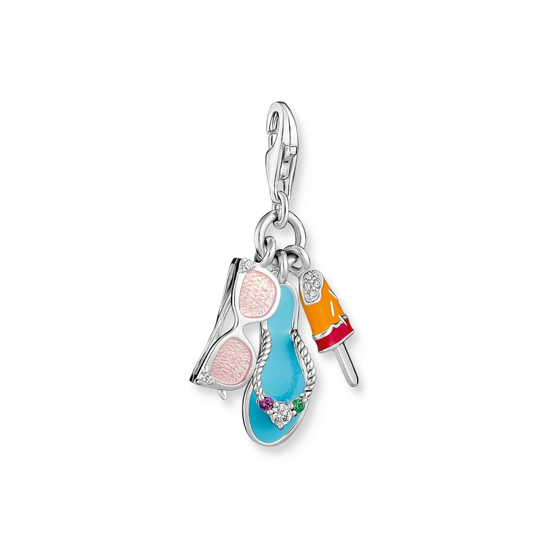 THOMAS SABO Charm Pendant Glasses, Flip Flop, Ice Cream Cc1929