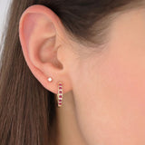 Diamond Stud Earrings with 0.12ct Diamonds in 9K Yellow Gold - 9YCE12