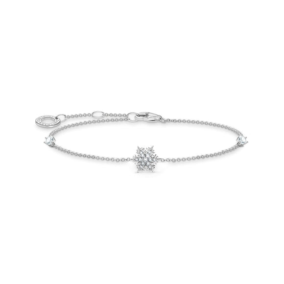 Thomas Sabo Bracelet snowflake with white stones silver TA2082