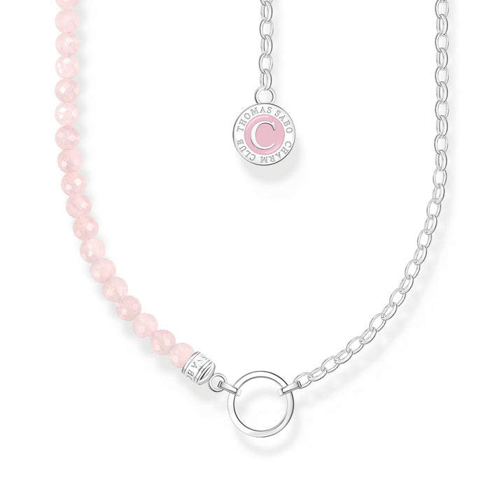 THOMAS SABO Charm Necklace with Beads and Chain Links Silver TKE2190RQ