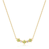 Ania Haie 14kt Gold Peridot and White Sapphire Necklace NAU006-03YG