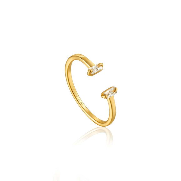 Ania Haie Glow Adjustable Ring - Gold
