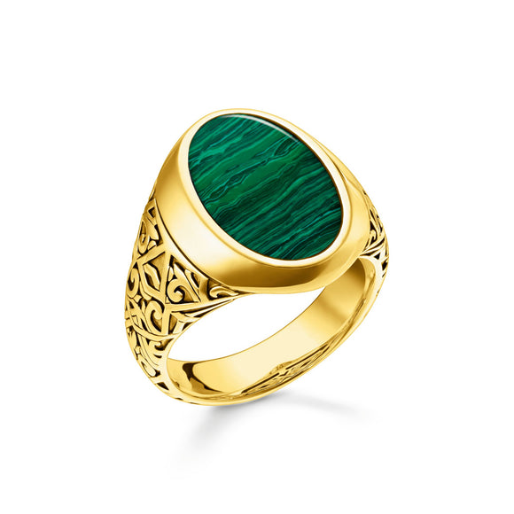 Thomas Sabo Ring Green-Gold TR2242GY