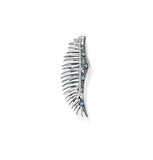 Thomas Sabo Brooch Phoenix Wing with Blue Stones Silver TX0282