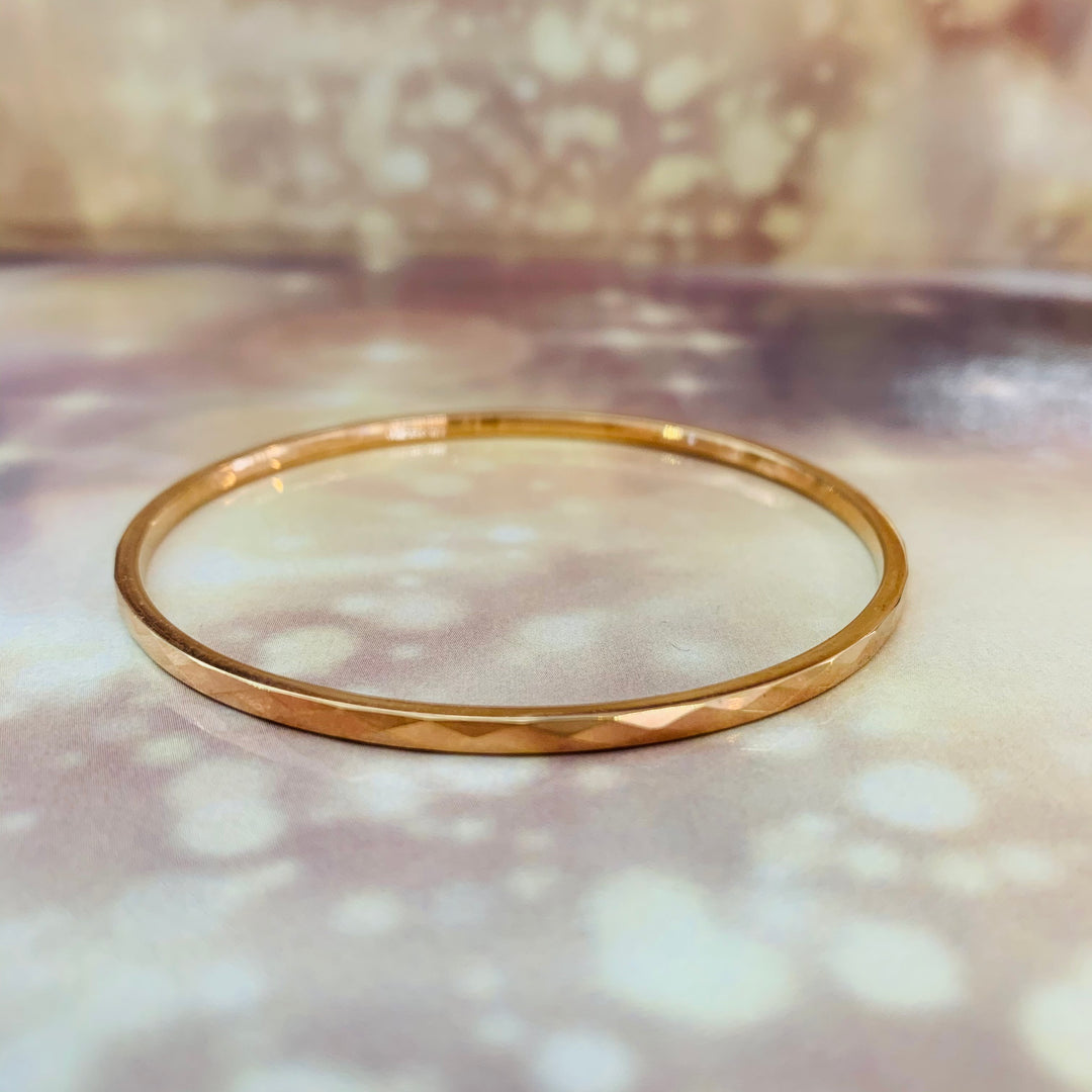 7-Degrees Exclusive Design Stainless Steel Bangle "Plain" 7CSTBA12
