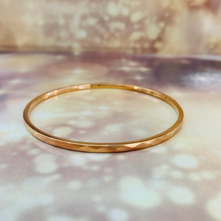 7-Degrees Exclusive Design Stainless Steel Bangle "Plain" 7CSTBA12