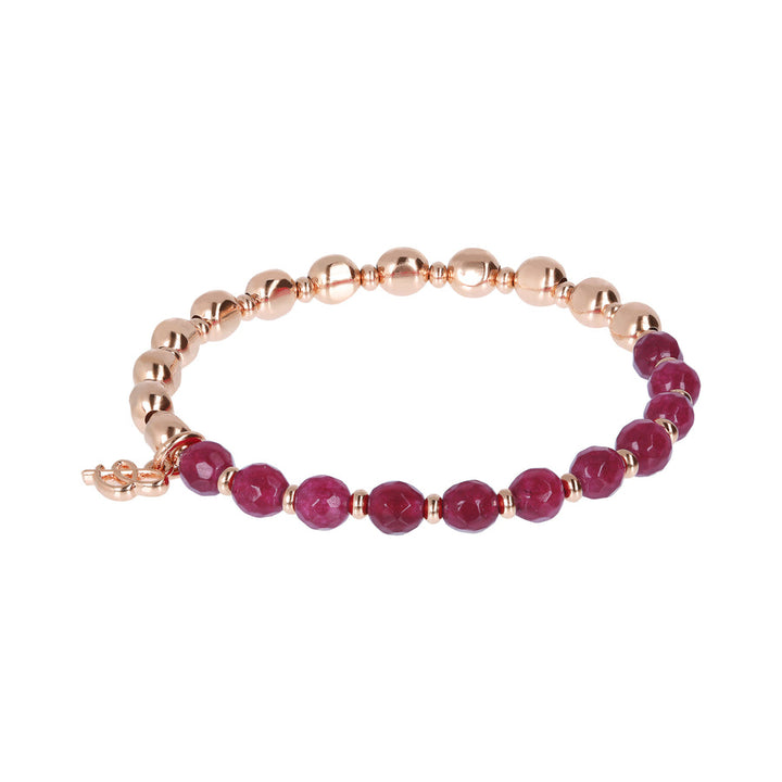 Bronzallure Variegata Rainbow Bracelet Plum Agate WSBZ01431.PA