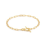 Ania Haie Forget Me Knot T-bar Bracelet Gold B029-01G