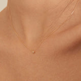 Ania Haie 14kt Gold Magma Single Diamond Necklace NAU004-02YG