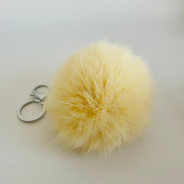 7-Degrees Accessories Pompom Bag Charm and Keyrings Small - 7CKRPPS