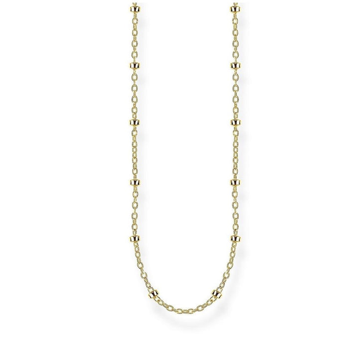 Thomas Sabo Jewellery Necklace Round Belcher Chain Gold