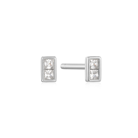 Ania Haie Silver Glam Mini Stud Earrings E037-02H