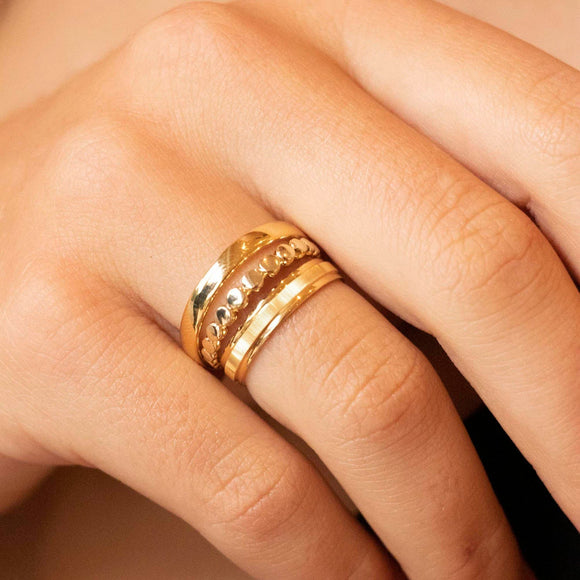 9K Solid Gold Rings