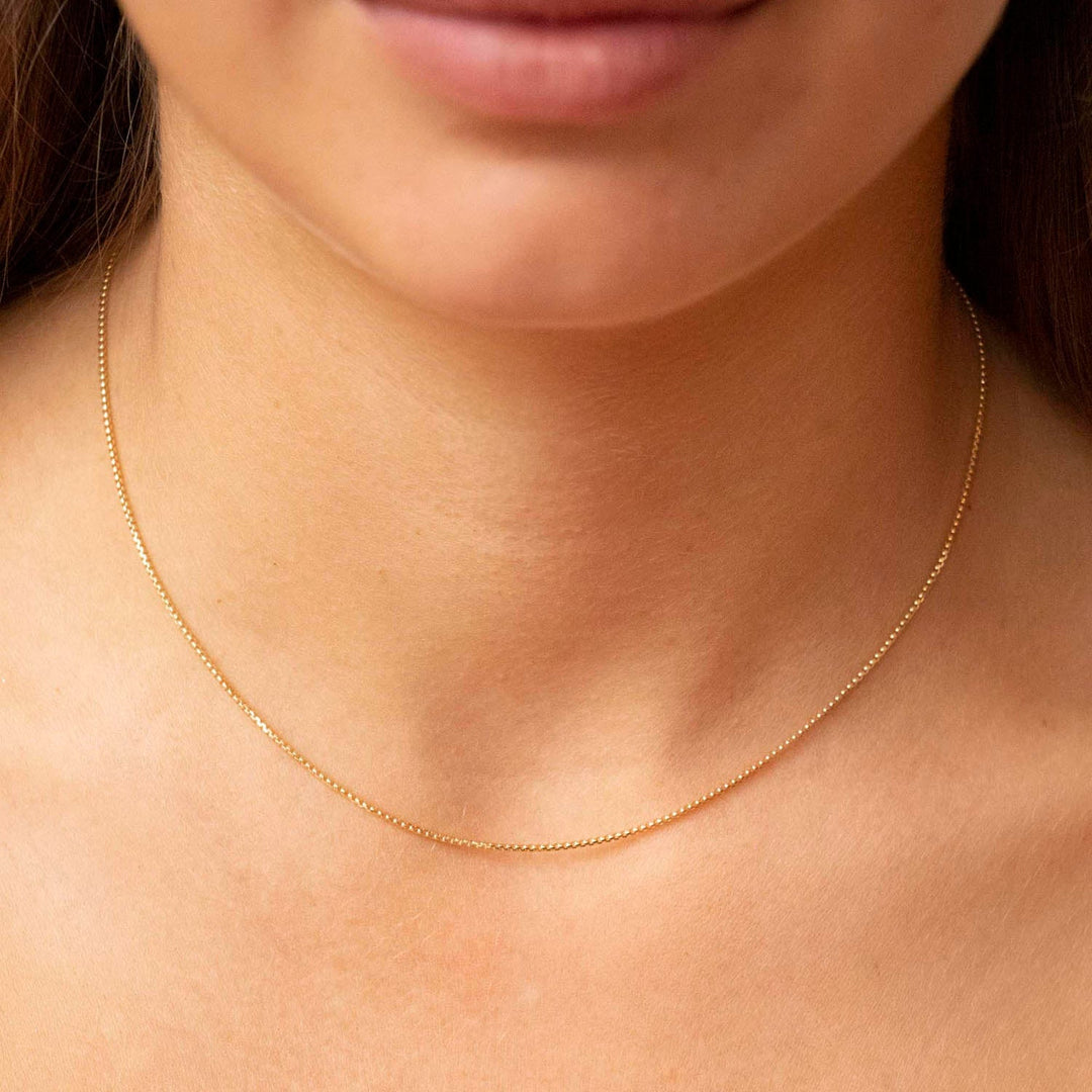 9K Solid Gold Chain