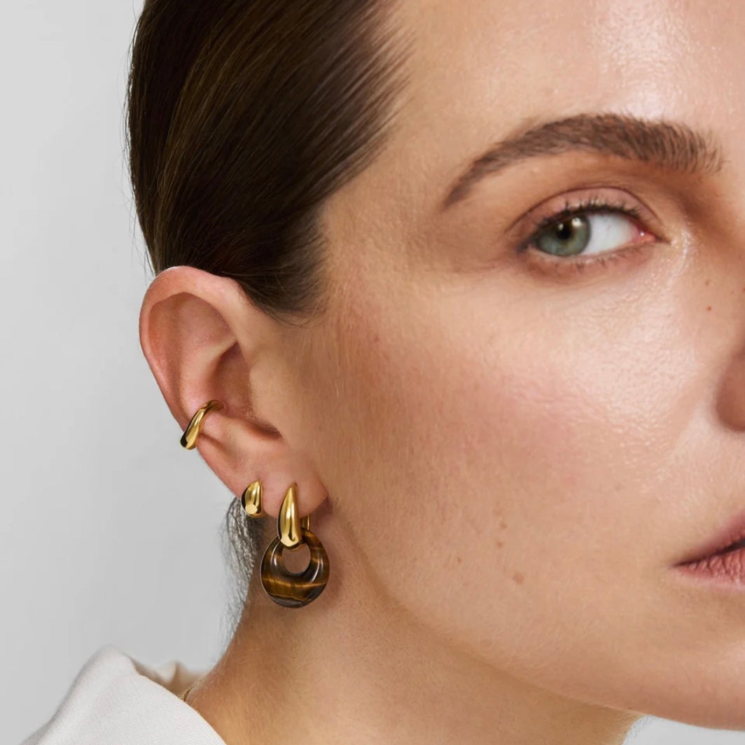 Ania Haie Gold Wave Ear Cuff E079-01G