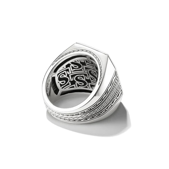 THOMAS SABO Horse Head Signet Ring with Zirconia Stones TR2533B