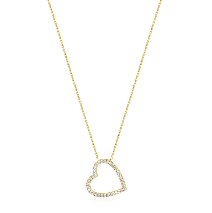 Ania Haie Gold Heart Pendant Necklace N071-06G