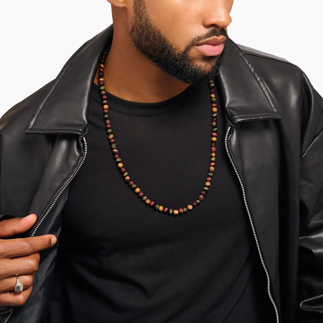 THOMAS SABO TALISMAN NECKLACE WITH TIGER EYE TKE2304TI