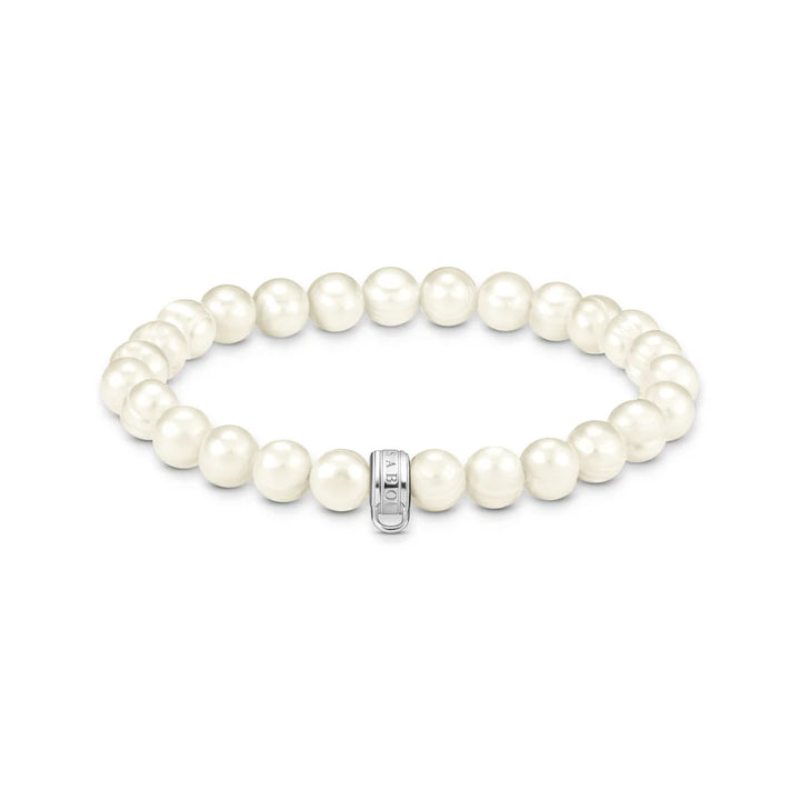 THOMAS SABO CHARM BRACELET With Freshwater Cultured Pearls CX0293WH