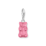 THOMAS SABO Silver Charm Pendant Pink Gold Bear CC2193