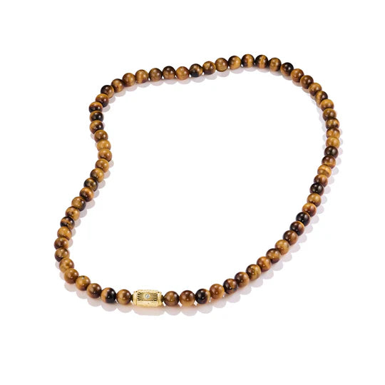 THOMAS SABO Elyndra Necklace with Tiger’s Eye Beads TKE2335TIY