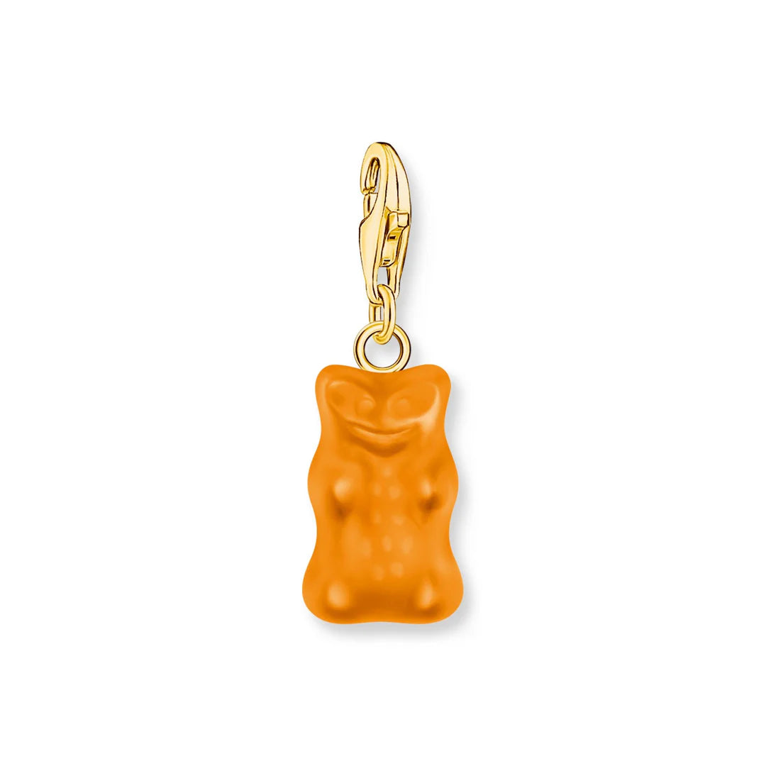 Thomas Sabo Gold Charm Orange Gold Bear CC2186