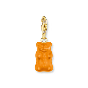 Thomas Sabo Gold Charm Orange Gold Bear
 CC2186