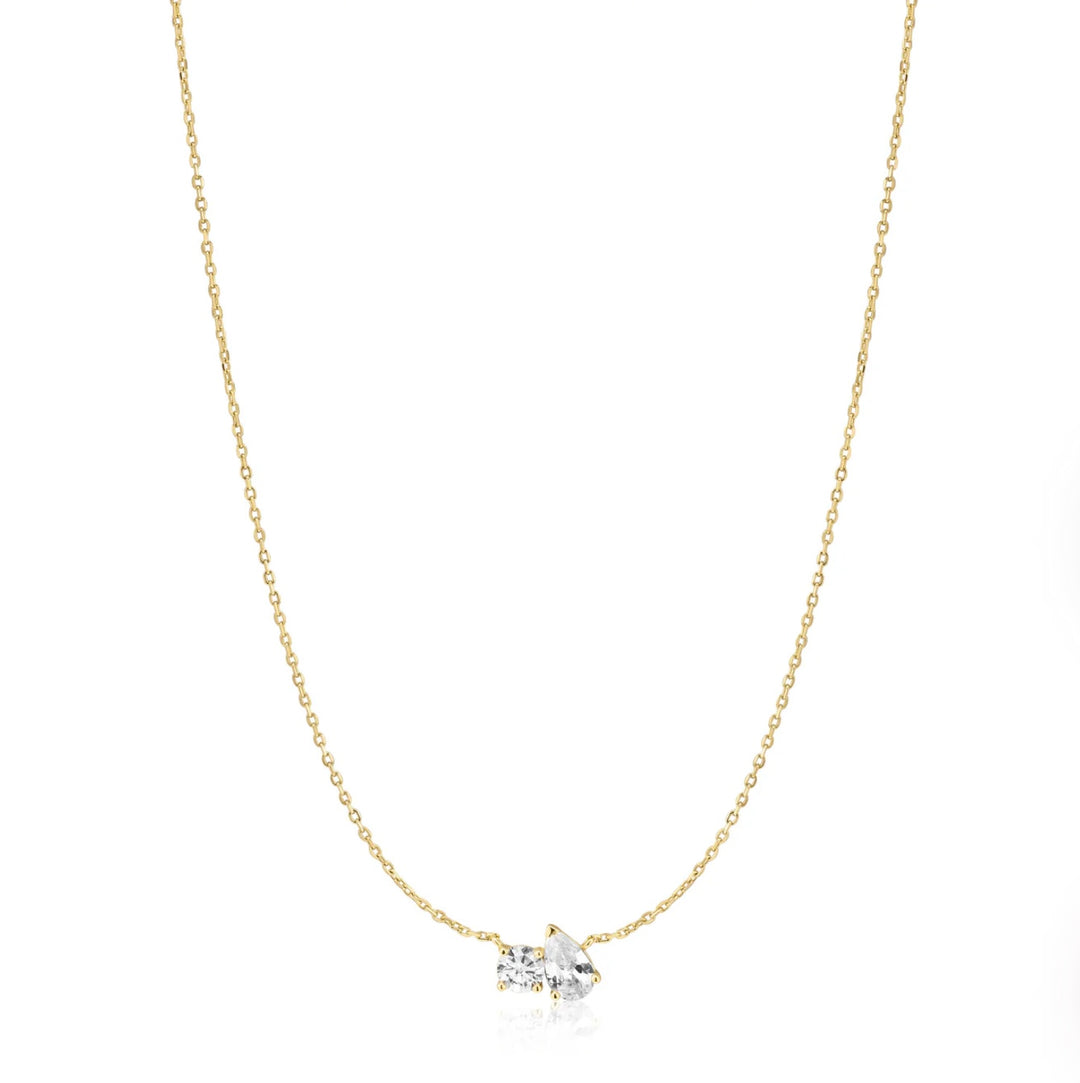 Ania Haie Gold Toi & Moi Necklace N071-02G