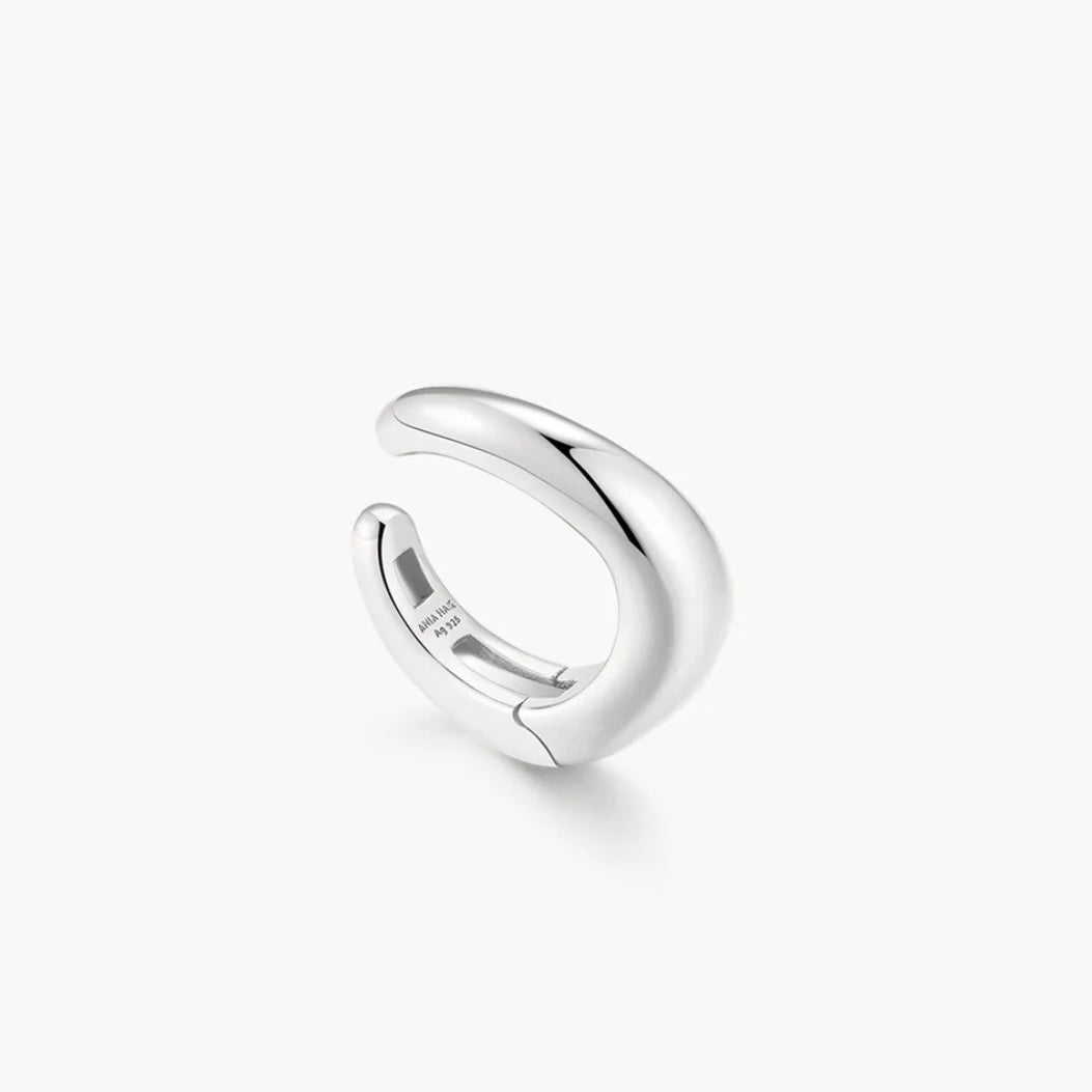 Ania Haie Silver Wave Ear Cuff E079-01H