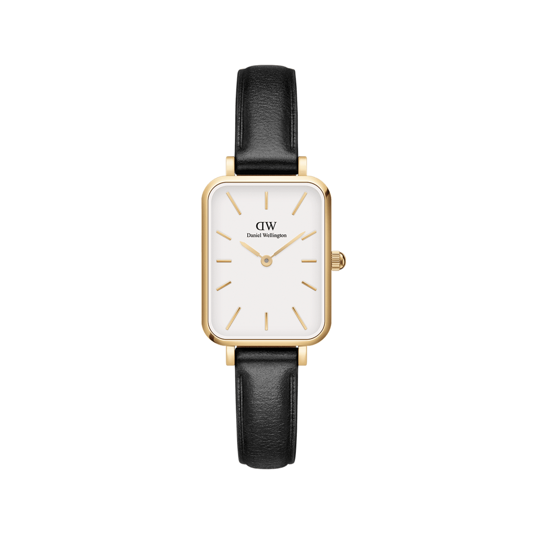 Daniel Wellington Quadro 20X26 Pressed Sheffield Gold & White Watch