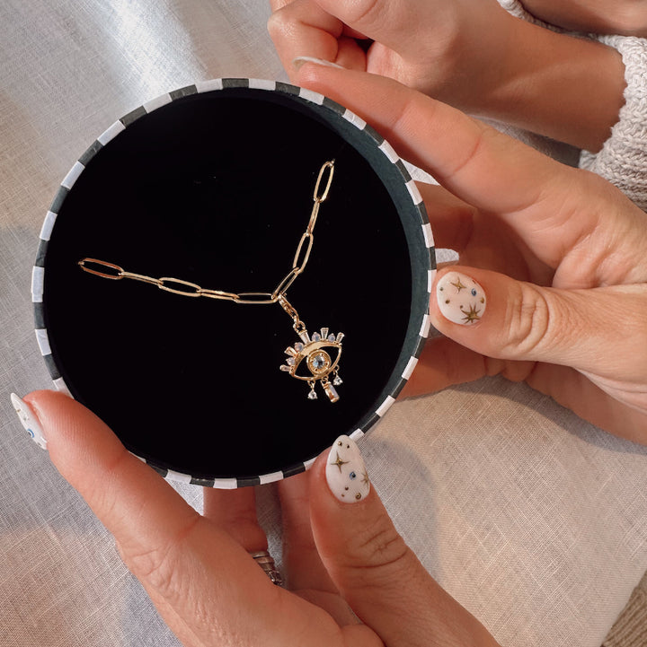 THOMAS SABO Member Charm Necklace with Charmista Disc Gold Plated CX2089Y