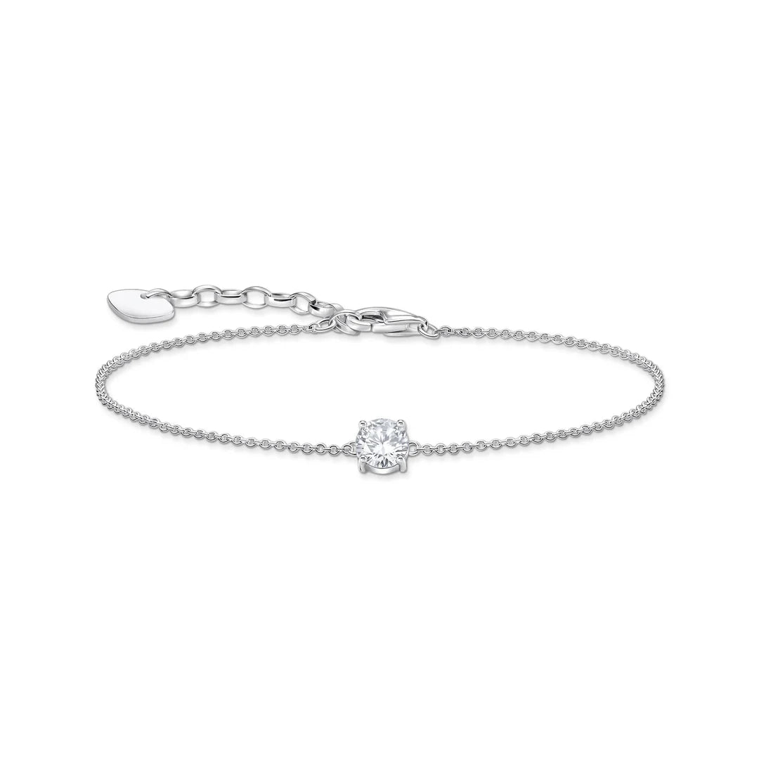 THOMAS SABO BRACELET with White Zirconia Pendant TA2156