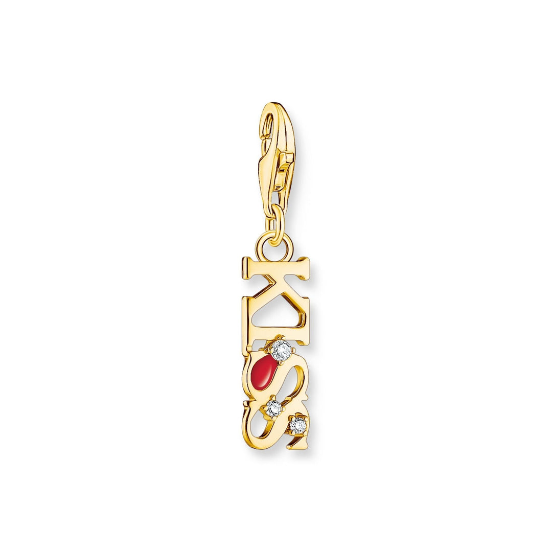 THOMAS SABO Charm Pendant Kiss Gold CC2067