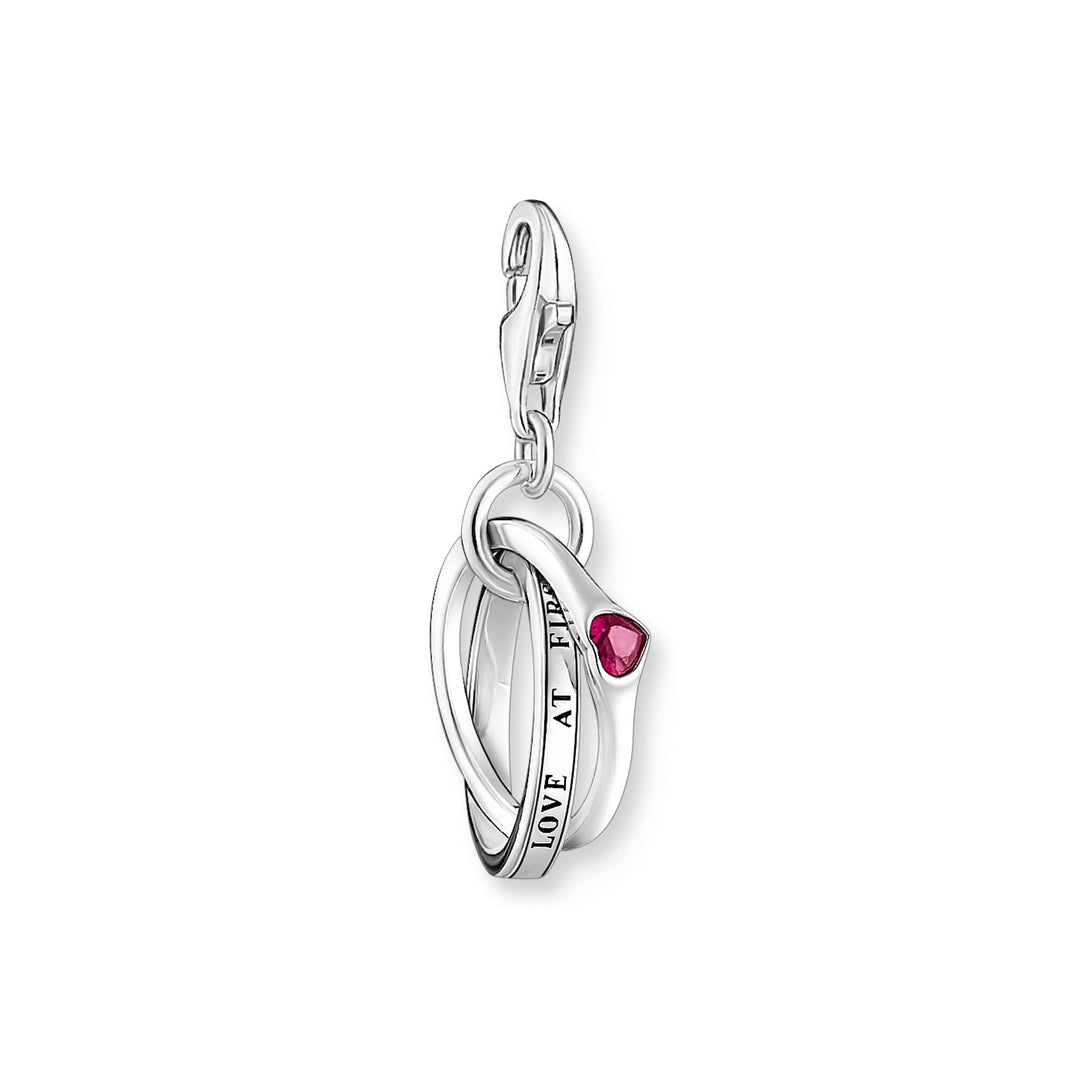 THOMAS SABO Charm Pendant Two Linked Rings CC2070