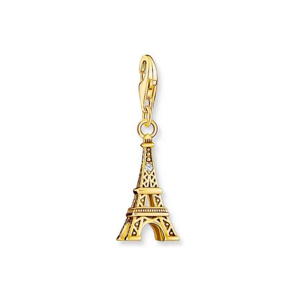 THOMAS SABO Charm Pendant Eiffel Tower Gold CC2075